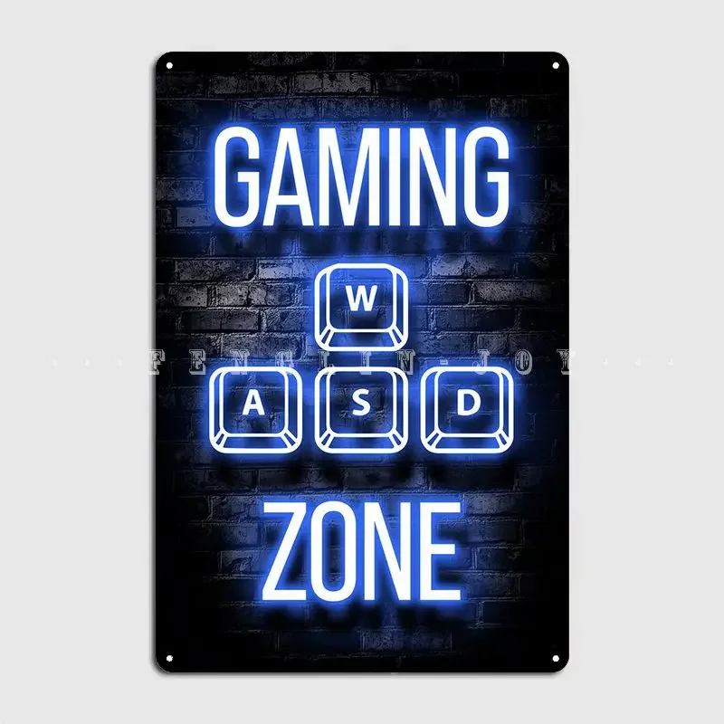 Pc Gaming Club - Wasd ПК игровая зона цитата металлическая