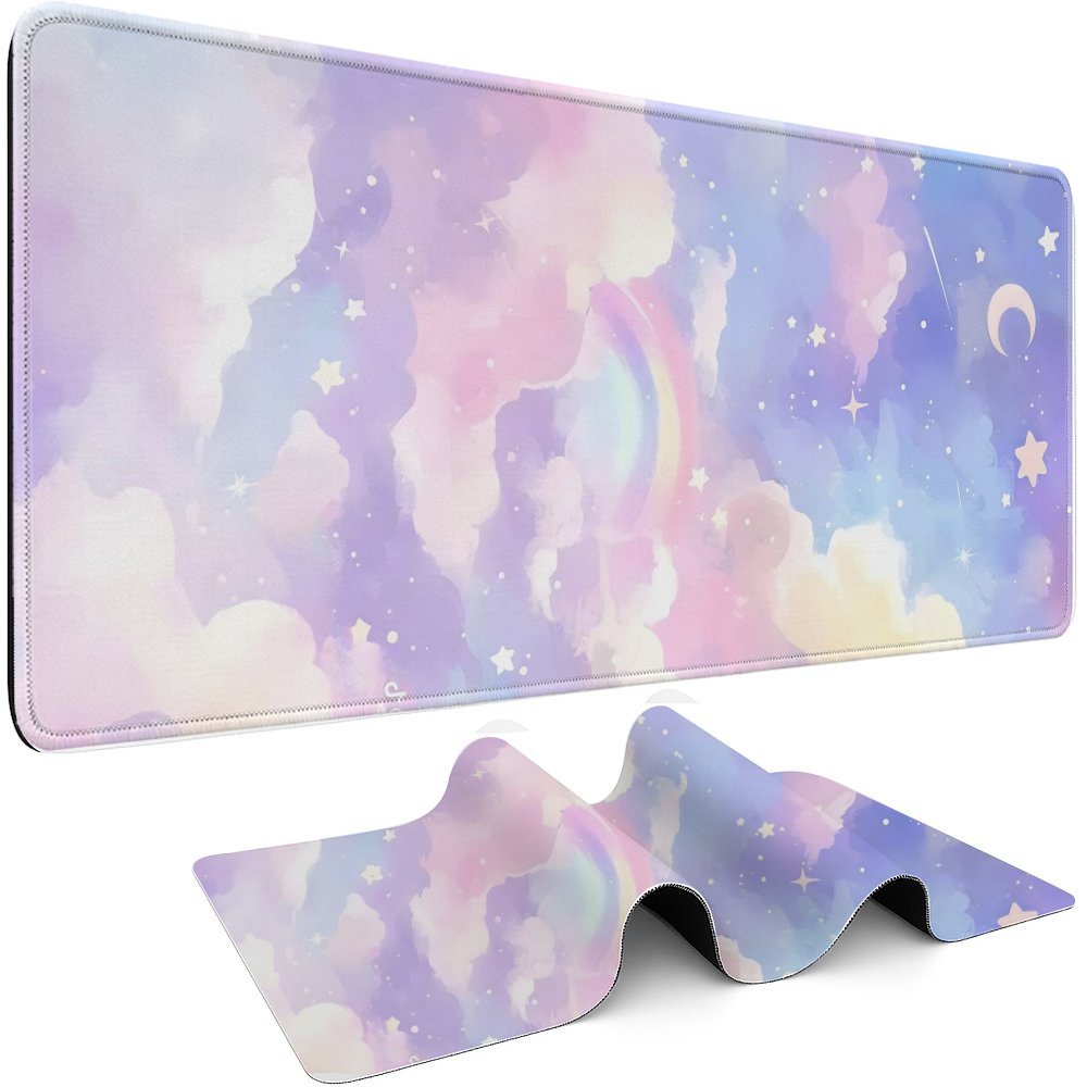 Pc Gaming Cloud - Игровой коврик для мыши Pastel Rainbow