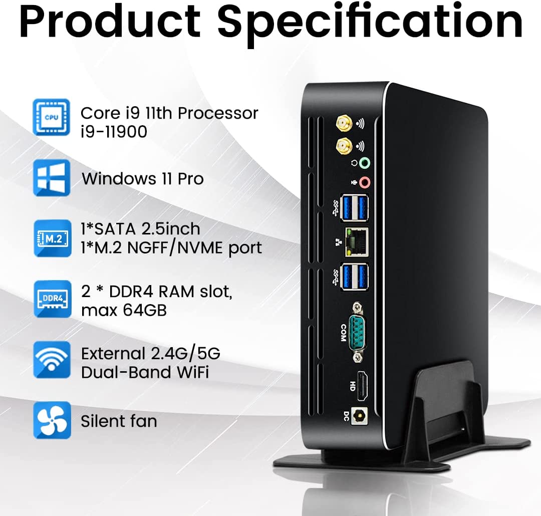 Pc Gaming Cpu - Мини-ПК Partaker 11-го поколения с процессором