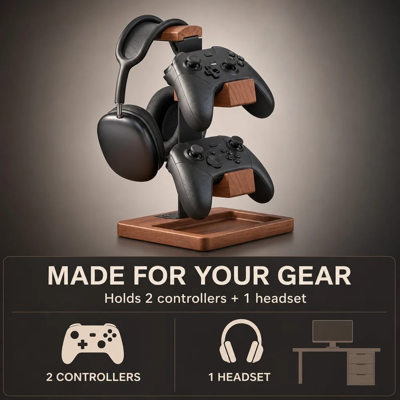 Деревянная подставка для наушн – обзор и цена Pc Gaming Earphones
